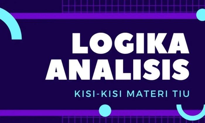 Latihan Logika untuk Menajamkan Daya Analisis