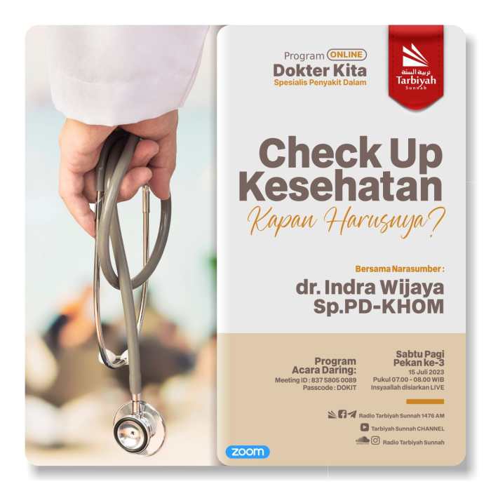 Pentingnya Check Up Rutin Meski Terlihat Sehat