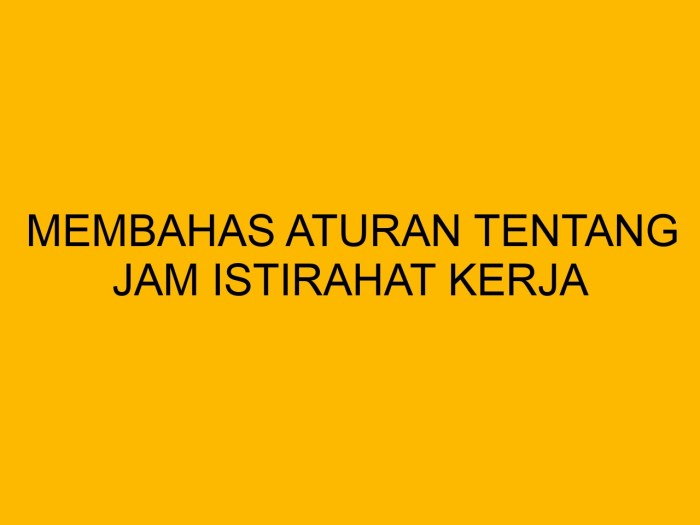 Pentingnya Keseimbangan antara Kerja dan Istirahat