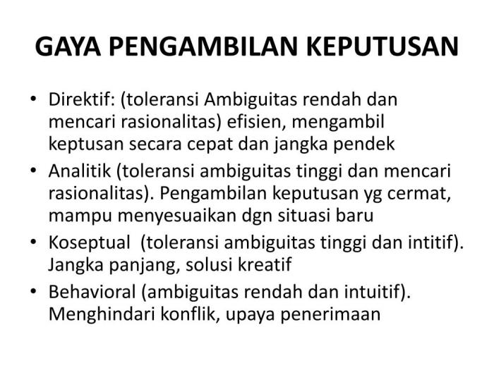 Keputusan Cepat tapi Logis: Latihan untuk Pemimpin