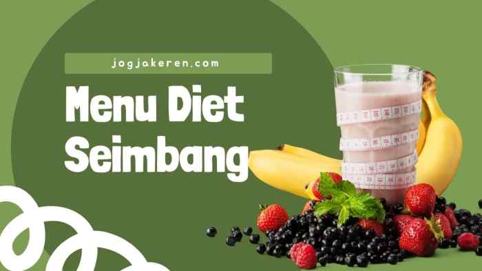 Rekomendasi Menu Diet Harian ala Ahli Gizi