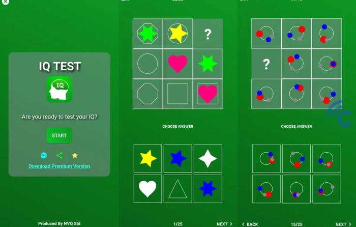 Aplikasi Android untuk Tes IQ dan Logika