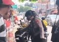 Momen Mata Elang Ciut Dihampiri Polisi dan Diminta Baris di Pinggir Jalan