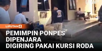 Pelecehan Santriwati di Jepara, Pimpinan Ponpes Digiring ke Penjara dengan Kursi Roda