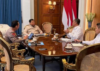Prabowo dan Kapolri Bertemu di Istana, Ini yang Dibahas
