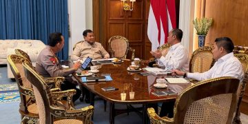 Prabowo dan Kapolri Bertemu di Istana, Ini yang Dibahas