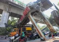 JPO Tendean yang Roboh Akan Dibangun Kembali menurut Pramono
