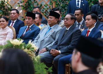 Nikahan Anak Boy Thohir Tanpa Brand, Prabowo dan Jokowi Duduk Bersebelahan