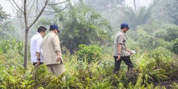 Prabowo Menuju Riau untuk Meninjau Penanganan Karhutla di Sumatra