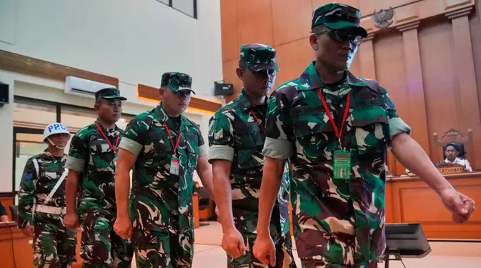 Hukuman 2 TNI Kasus Andrie Yunus Dikurangi dan Dibatalkan Pemecatan
