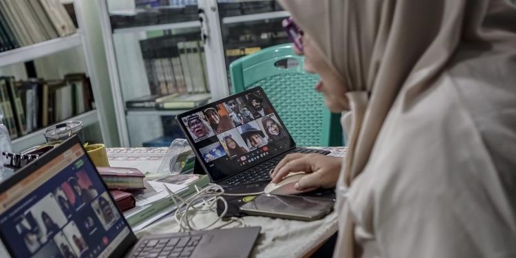 Mekanisme PJJ Pesantren di Tiga Pulau Terdampak Kebakaran Hutan dan Lahan